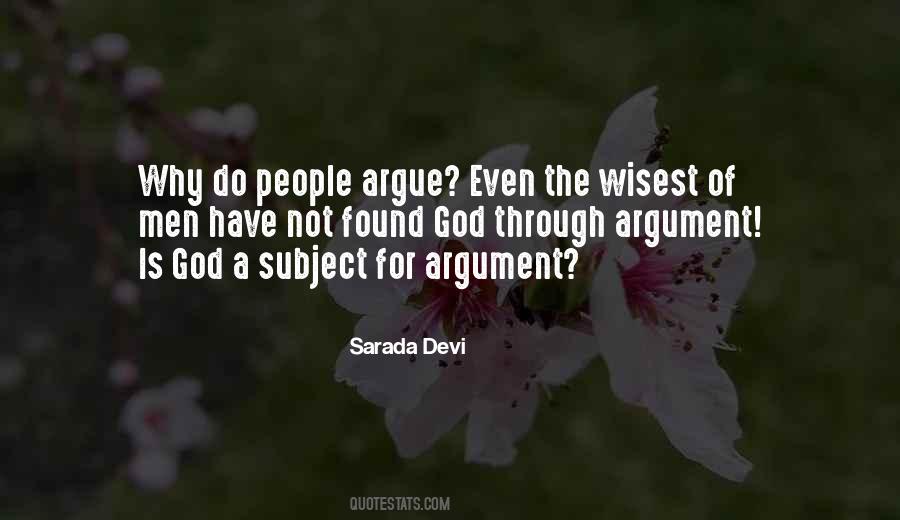 People Argue Quotes #1197820