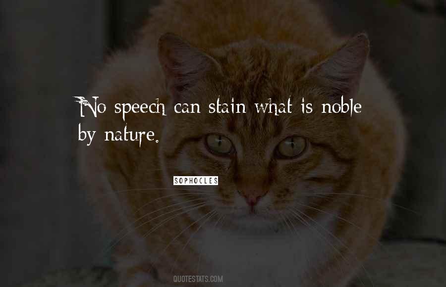 Noble Nature Quotes #1551256