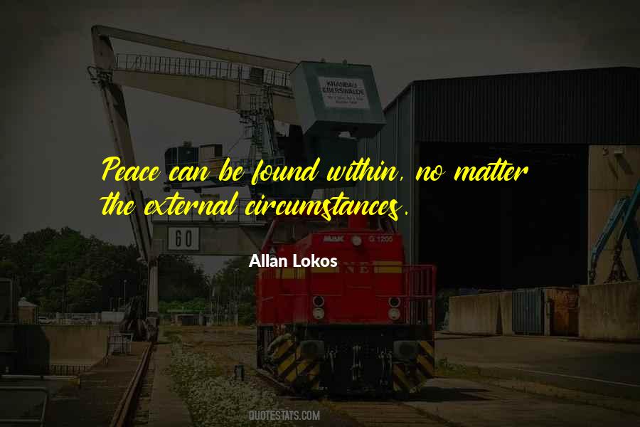 External Peace Quotes #801800