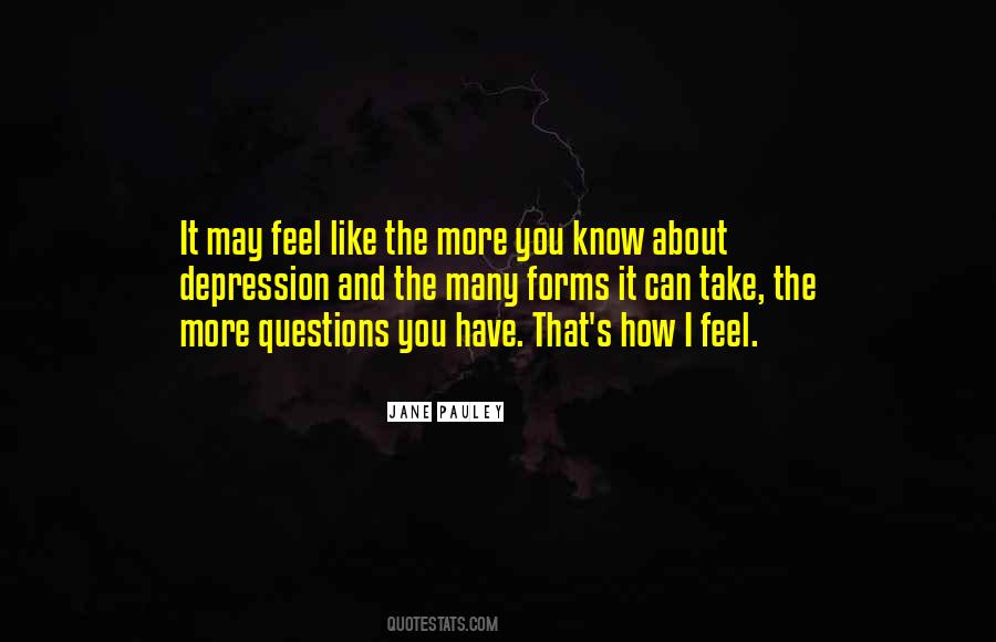 Depression The Quotes #20122