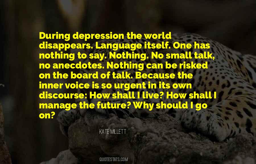 Depression The Quotes #298074