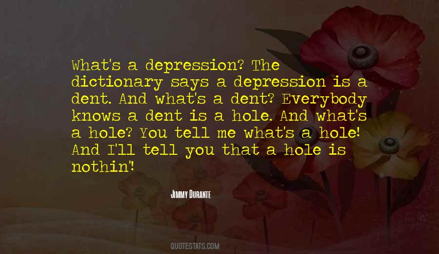 Depression The Quotes #736580