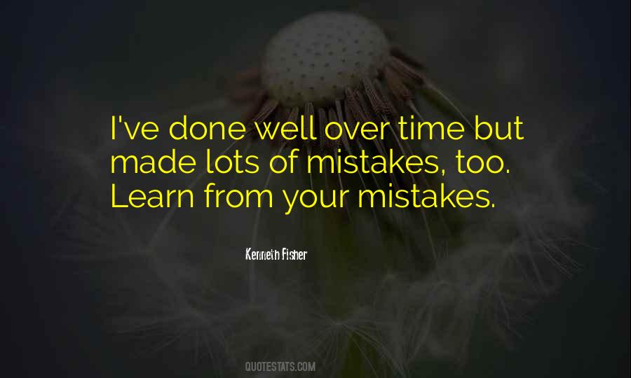 Your Mistakes Quotes #1834914