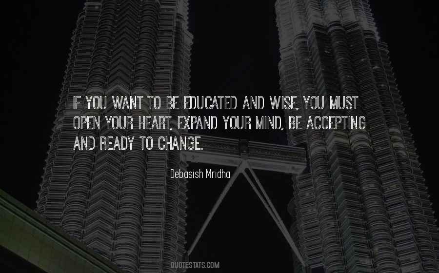 Be Open To Change Quotes #1205777