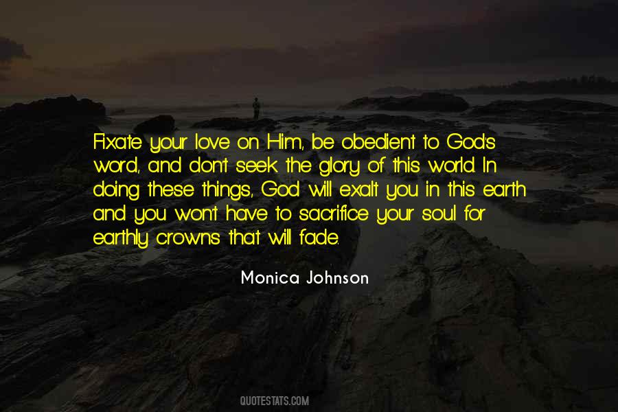 Love And Glory Quotes #1008387