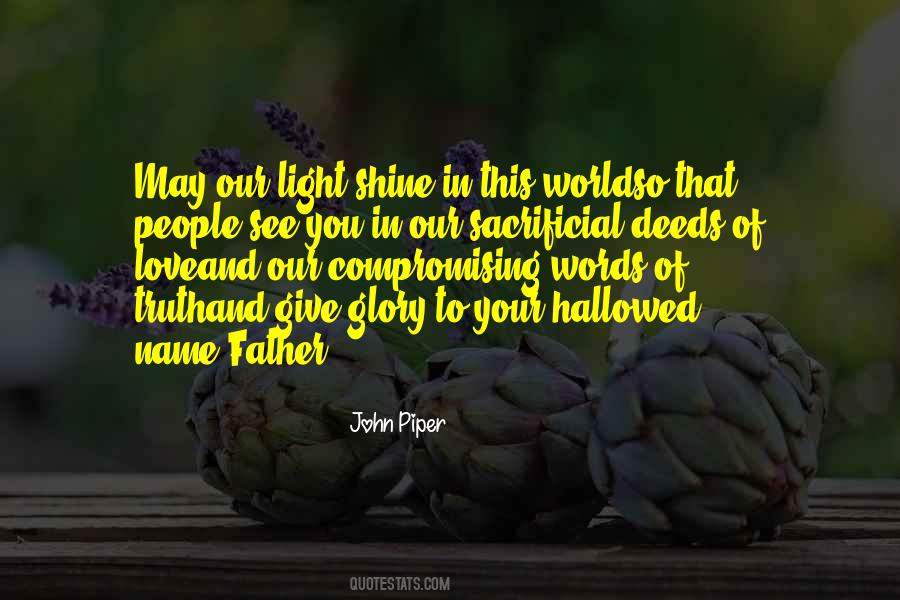 Love And Glory Quotes #226347