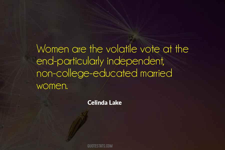 Educated Women Quotes #202334