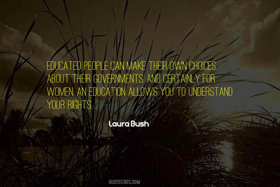 Educated Women Quotes #208146