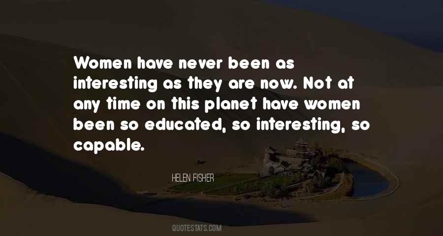 Educated Women Quotes #277627