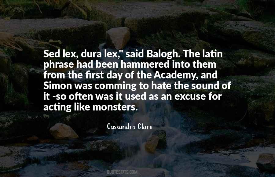 Cassandra Clare Latin Quotes #1356324