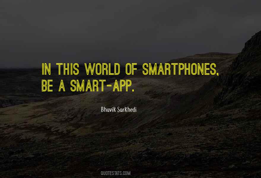 Smartphone App Quotes #1027982