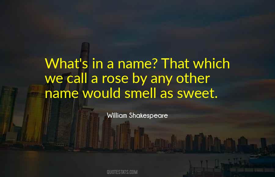 Sweet Smell Quotes #1562431