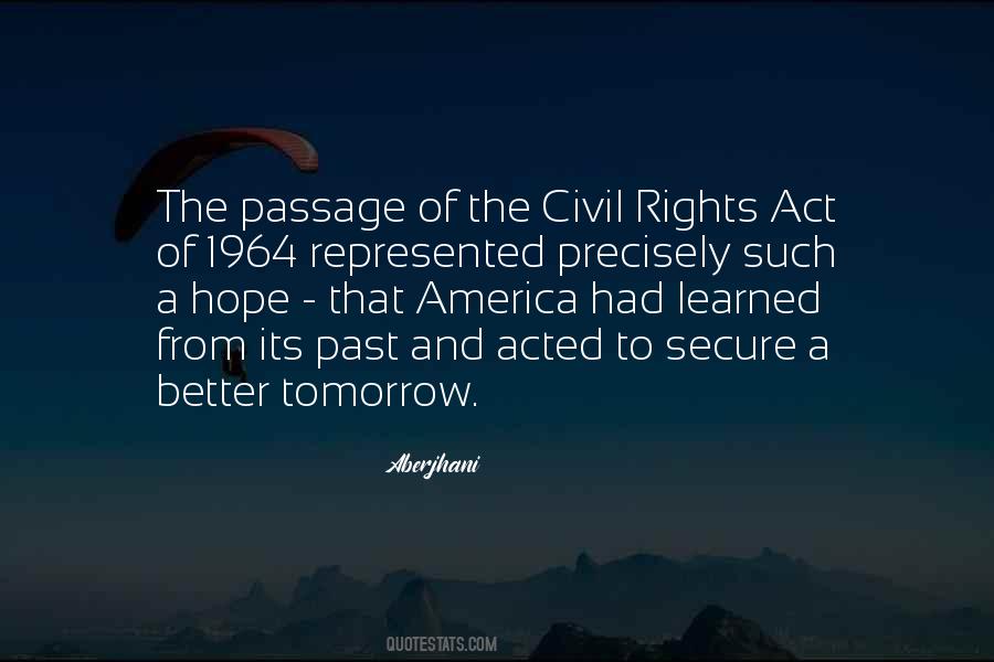 1964 Civil Rights Act Quotes #1286983