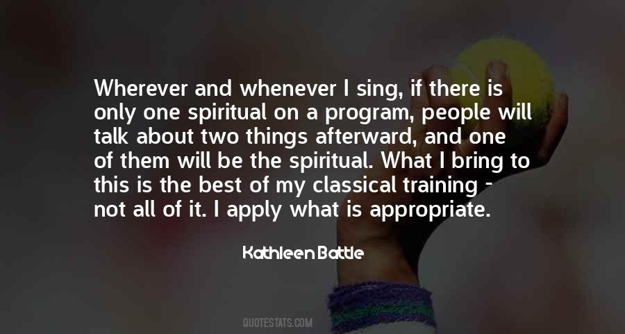 The Battle Is Spiritual Quotes #1623095