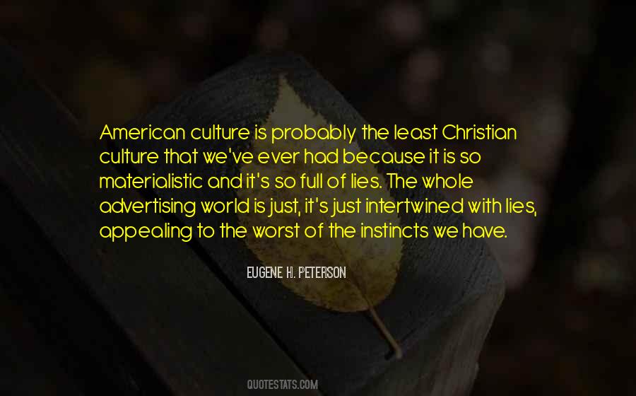 Christian Culture Quotes #1352423