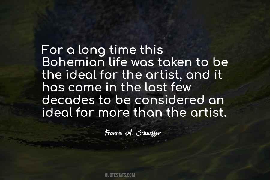 Bohemian Life Quotes #991829
