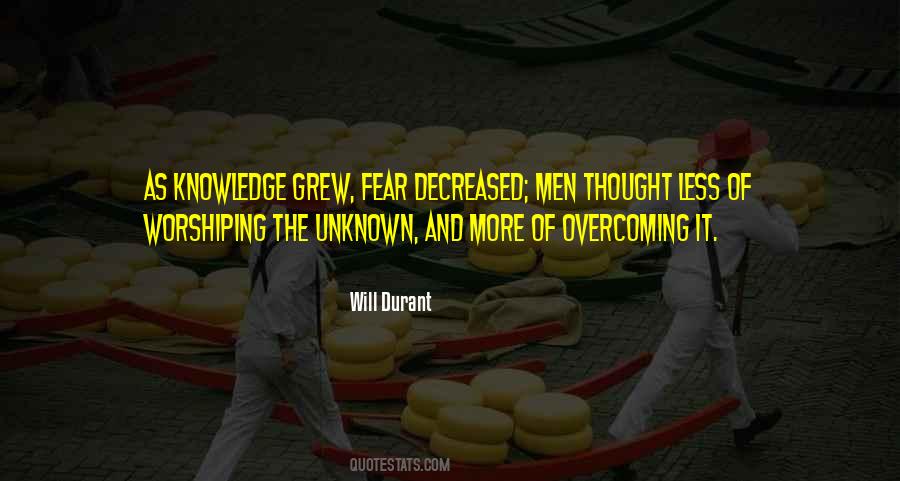 Fear Of Unknown Quotes #165811