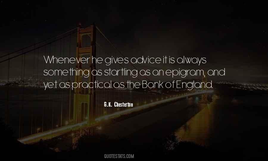 Bank Of England Quotes #845133