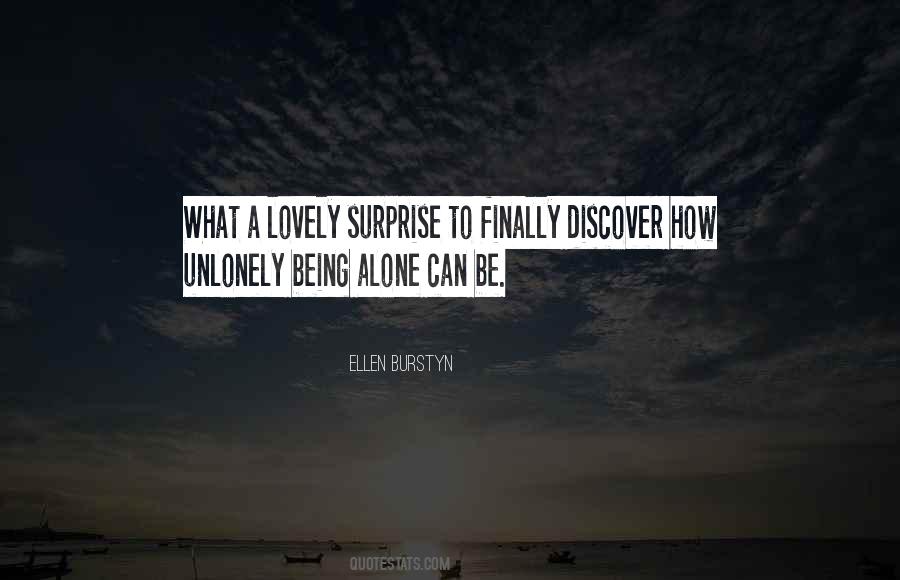 How To Be Alone Quotes #178811