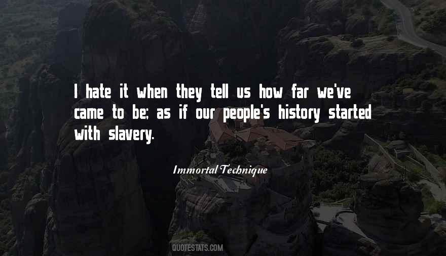 Slavery History Quotes #823565