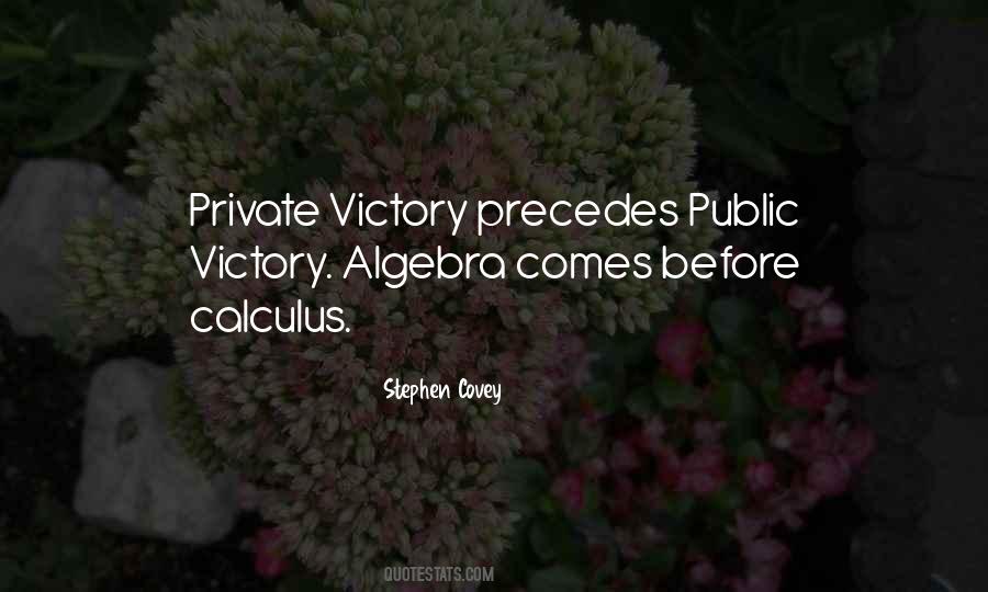 Private Victory Quotes #559398