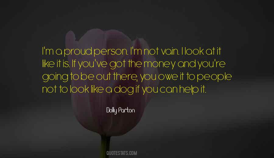 Quotes About Vain Person #1566309