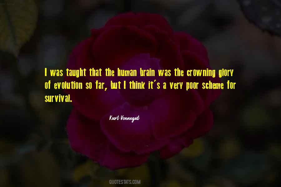 Brain Evolution Quotes #1830382