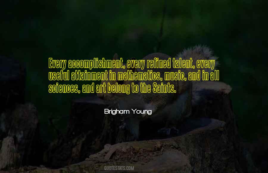 Talent Young Quotes #1843341