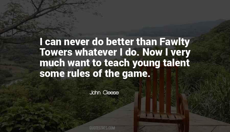Talent Young Quotes #1864454