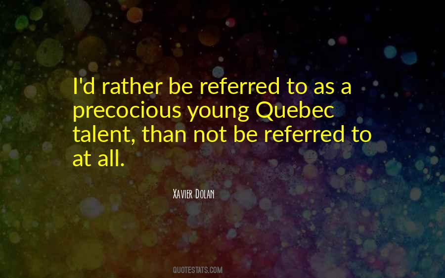 Talent Young Quotes #580501