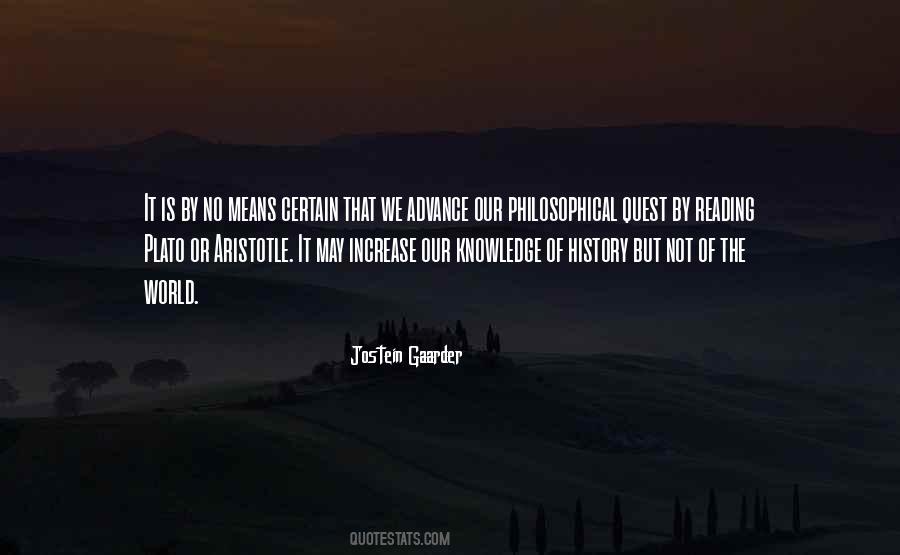 Quotes About The Quest For Knowledge #1560312