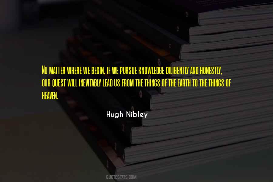 Quotes About The Quest For Knowledge #712087