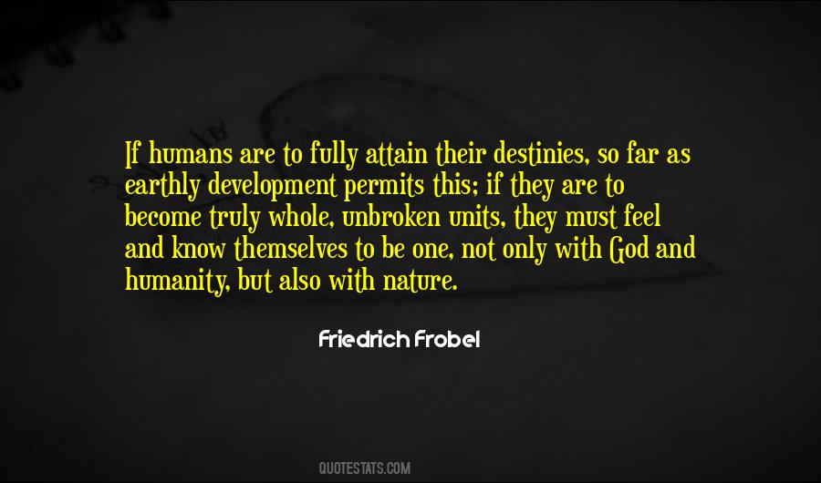 Humanity God Quotes #127642