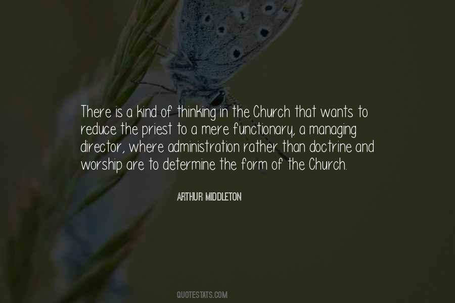 Church Administration Quotes #1236501