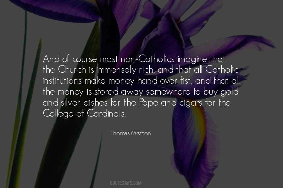 Church And Money Quotes #125902