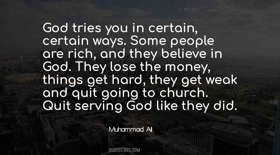 Church And Money Quotes #1499974