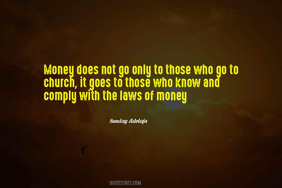 Church And Money Quotes #1647783