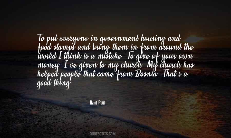 Church And Money Quotes #1744778