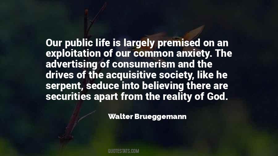 Brueggemann Reality Quotes #1494852