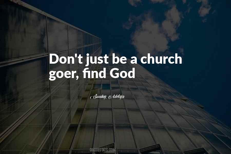 Church Goer Quotes #1625789
