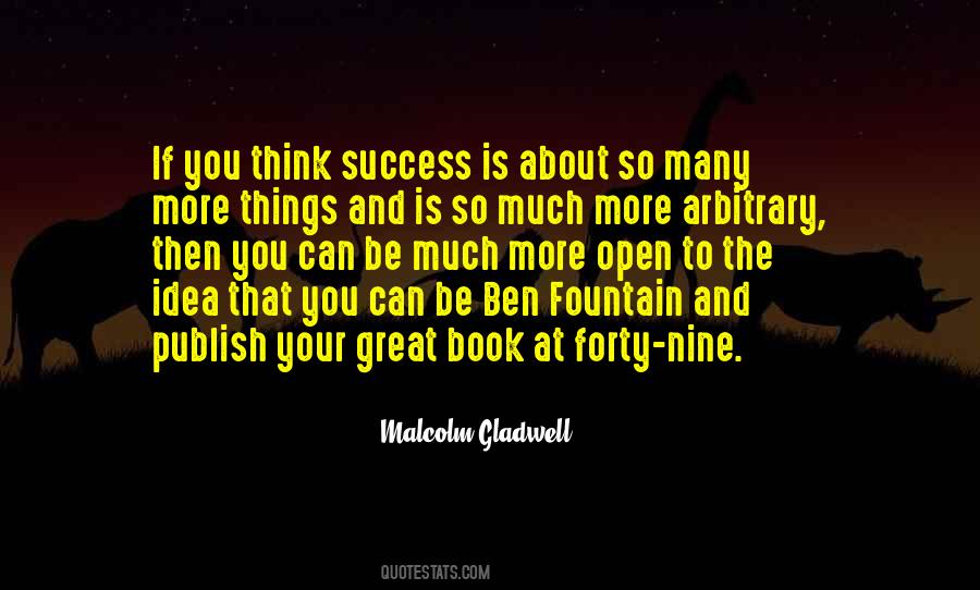 Book Success Quotes #291629