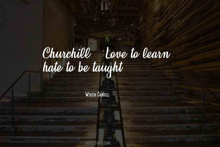 Churchill Love Quotes #11250