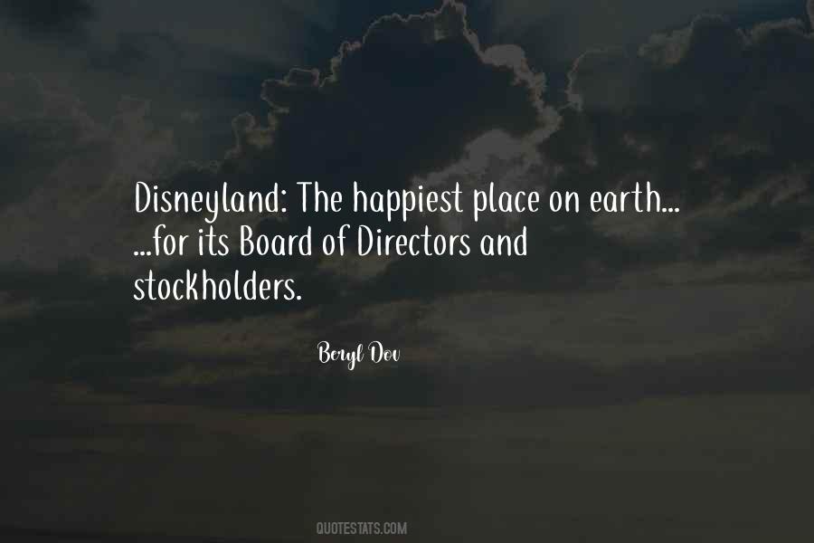 Happiest Place On Earth Quotes #97095