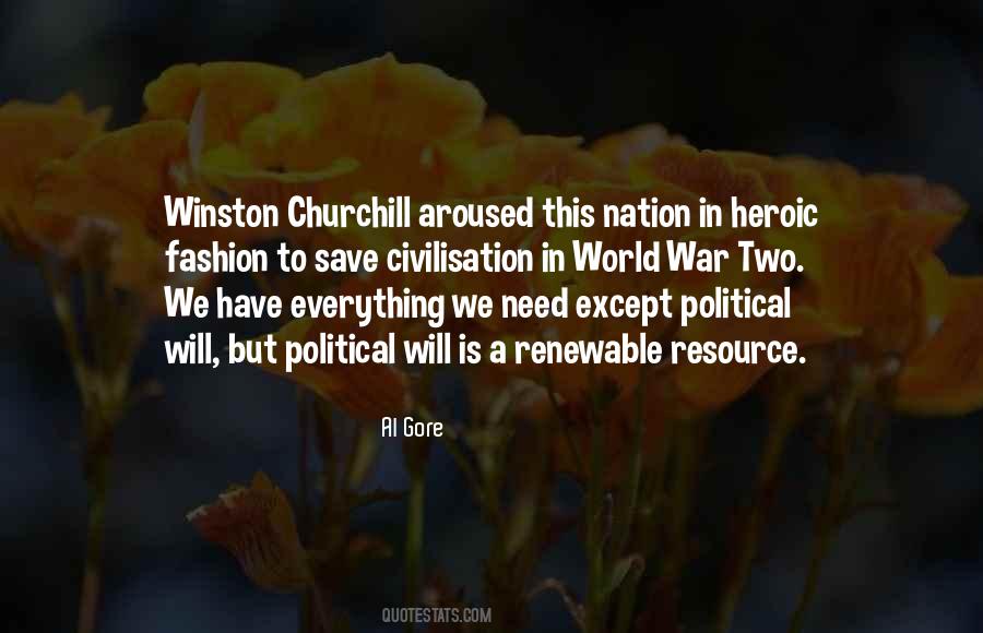 Churchill World War Two Quotes #1669736