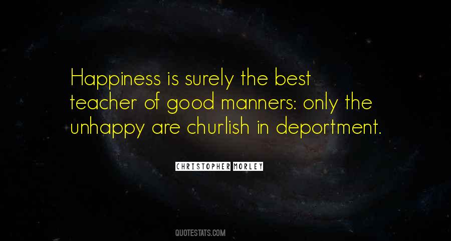 Churlish Quotes #1528422