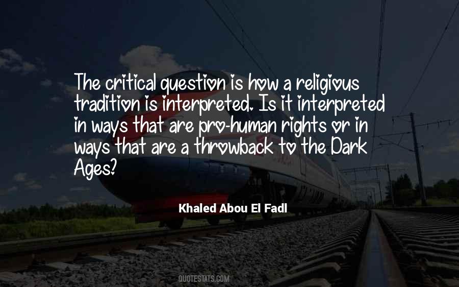Ways That Are Dark Quotes #191663