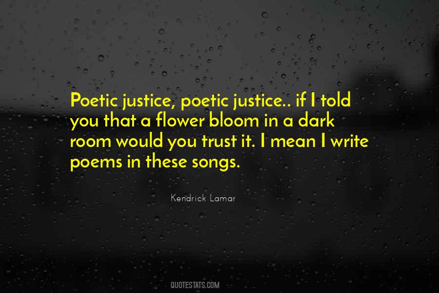 Poetic Justice Kendrick Lamar Quotes #1773961