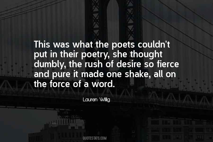 Poets On Poetry Quotes #1322669