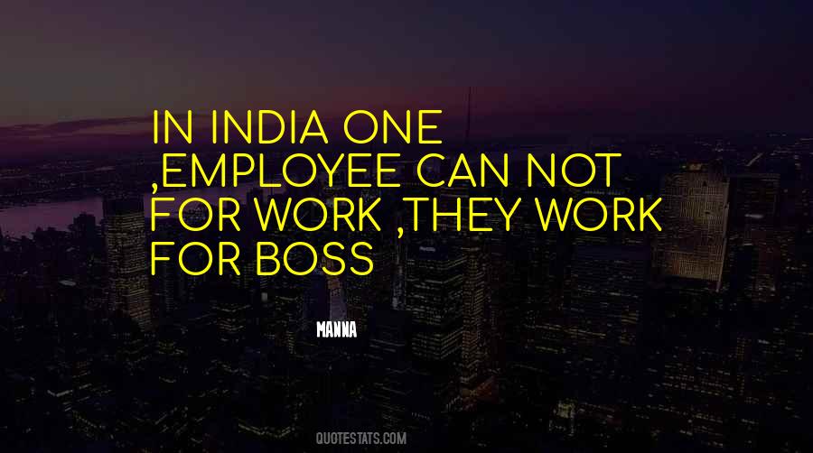 Boss Employee Quotes #1813182