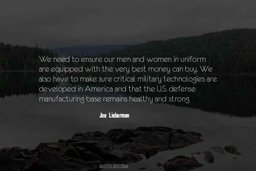 Women In Uniform Quotes #1073972